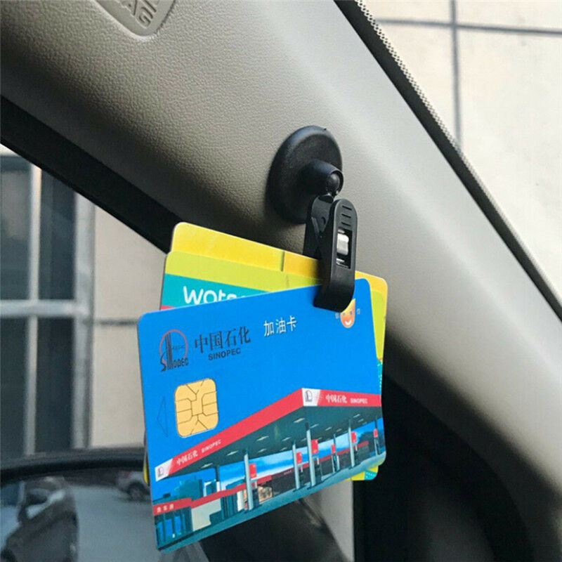 Car Suction Cup Clips Auto Fasteners for Ticket Pen Card Clip Holder SRAU ME