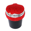 New Car Ashtray Creative Car Studded Ashtray With Led Lamp Diamond Car Asht