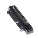 Black SATA 7+15 Pin 22 Pin Male to 22 Pin Female Right Angle Convertor*Adapte ES