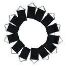 10x Steel Triangle Rings Buckle Trampoline Mat Loop V-Rings for Trampoline Bed