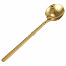 4pcs/Set Round Shape Coffee Spoon Stainless Steel Mini Teaspoons Sugar Dess
