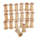 120x Empty Thread Spools Reels for Bobbin Cord Sewing DIY 15x13mm/30x22mm