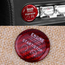 Engine Start Stop Carbon Fiber Switch Button Cover fit for Ford Mustang 2015-18