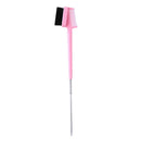 Double Sided Hair Edge Brushes Comb Pin Tail Hair Styling Tool (Pink) A