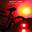 USB Rechargeable LED Bike Tail Light Mountain MTB Safety Warning Rear Lamp
