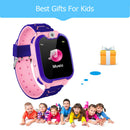 Kids Smart Watch SOS Phone Call Smartwatch with Camera Music Games (Pink)