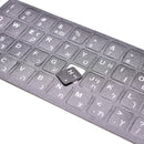 Keyboard Stickers NEW Hebrew White Letters  for Macintosh English Letter ME