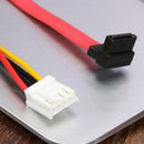 SATA 7+15Pin to 4Pin IDE Power + 7Pin M SATA Converter Adapter Cable