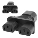 IEC320 C14 Male to 2x C13 Female Splitter Plug Power Adapter Socket Convert H8K1
