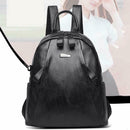 Fashion Women PU Leather Shoulder Bag Teenage Girl College Daypack Backpack