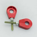 2x 12mm Motorcycle ATV Chain Adjuster Tensioner Block - Red