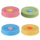 Mason-Jar Handle Cup Plastic Sealing Cap Round Straw Cap Plum Blossom Inner Plug