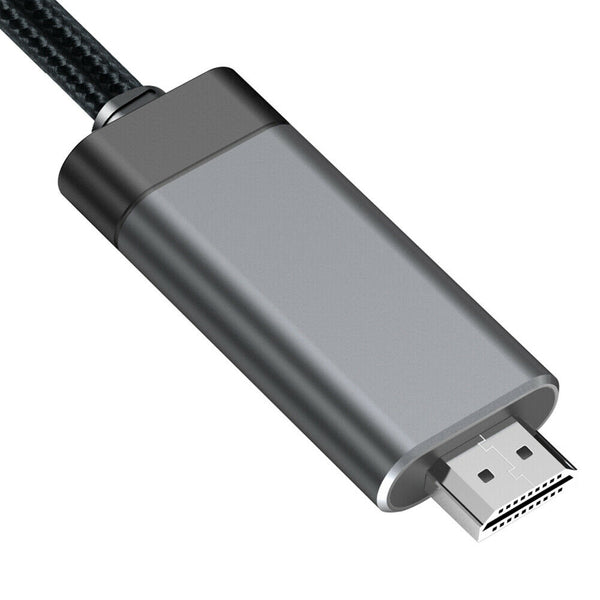 2 In 1 USB C Type C To HDMI Digital AV Video Adapter TV Projector HD 1080P