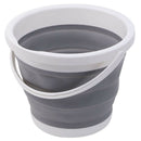 Folding 5L Bucket with Cover Fishing Promotion Car Wash Outdoor Supplies Po