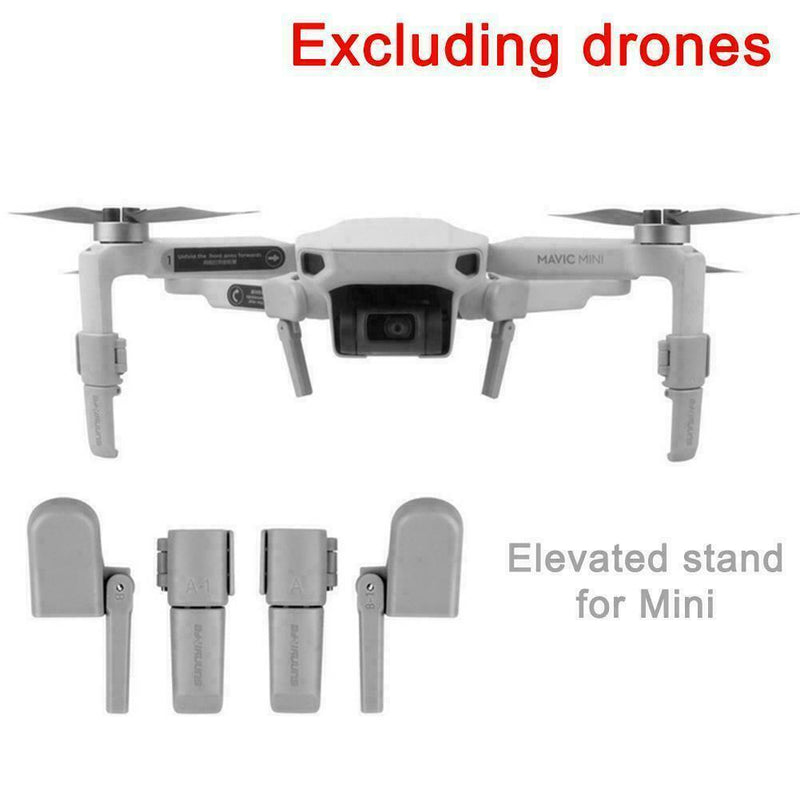 Mini For DJI Mavic RC Drone Extension Legs Landing Foldable Tripod Gear Sup T7F4