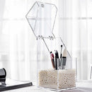 Clear Makeup Brushes Box Cosmetic Storage Box Beauty Brush Container Pencil