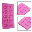 Silicone Numbers 0-9 Mold Chocolate Tray Fondant Cake Topper Birthday Candle  1X