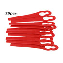 20pcs Plastic Grass Trimmer Blades Mower Replacement Trim Fast Switchblades Set