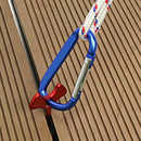 10Pcs Aluminum Alloy Outdoor Camping Tent Nail Fishbone Stopper Anchor Tent