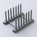 Kitchen Organizer Pot Lid Rack Dish Rrain Rack Spoon Holder Shelf Cutting B T6P7