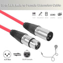 5pcs 3Pin 1m/3.28ft Male to Female AUX Stereo Audio Cable Speaker Auxiliary Cord