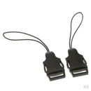 8Pcs Black Quick Release Buckle Kit Neck Strap Adapter ABS for Mini QD Loops