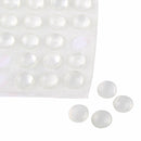 50pcs Buffer Pads Kitchen Door Domed Anti Slam Cabinet Cupboard Damper Cushion