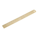 Brass Ruler Bookmark Double Scale Cm&Inch Digital Outdoor For Traveler Notebook