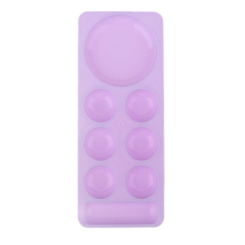 Plastic Nail Art Makeup Mixing Tray Palette Eyeshadow Pigment Ink Blending