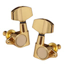 6Pcs Guitar Tuners Knobs Guitar Strings Tuning Tuner Tuner (3 For Left + 3 For