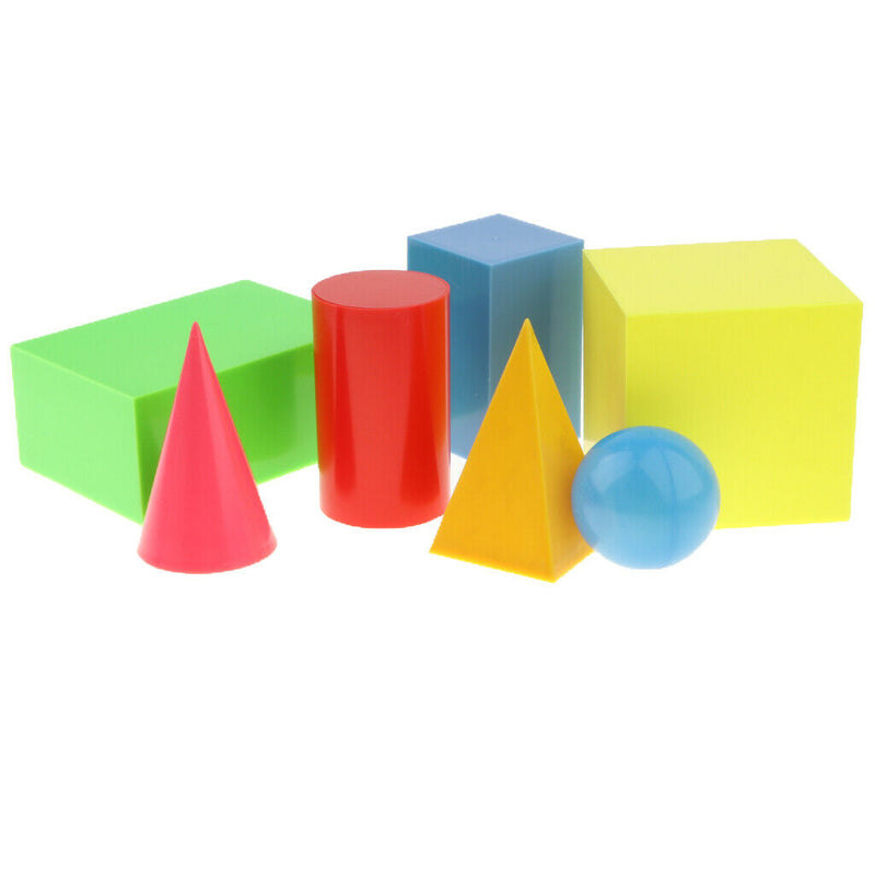 Educational Toys Montessori Mathematics Geometry Learning - Geometric Solids