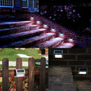 Outdoor Solar 3LED Stainless Steel Garden Patio Step Stair Deck Lamp Lights