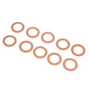 M14 Copper Oil Pan Drain Plug Gasket for Ford, Pack of 10