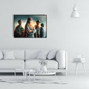Four Medical Heroes Diamond Painting Cross Stitch Kit 5D Mosaic Pictures