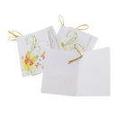 120pcs Hanging Flower Paper Gift Cards Message Note Cards Christmas Decor