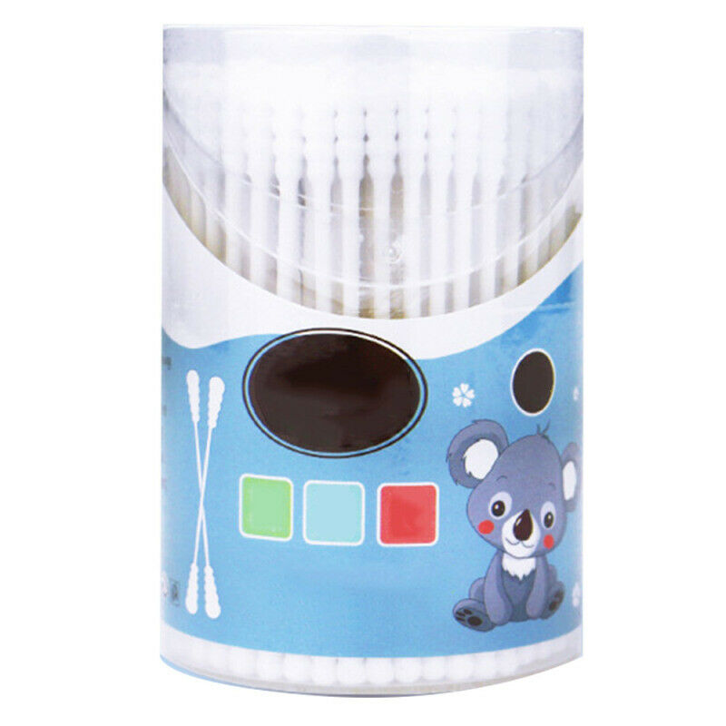 200pcs Safety Baby Cotton Swab Gourd shape clean baby ears Sticks