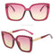 2x Square Fashion Cat Eye Sunglasses Oversized Summer Designer Sun Glasses