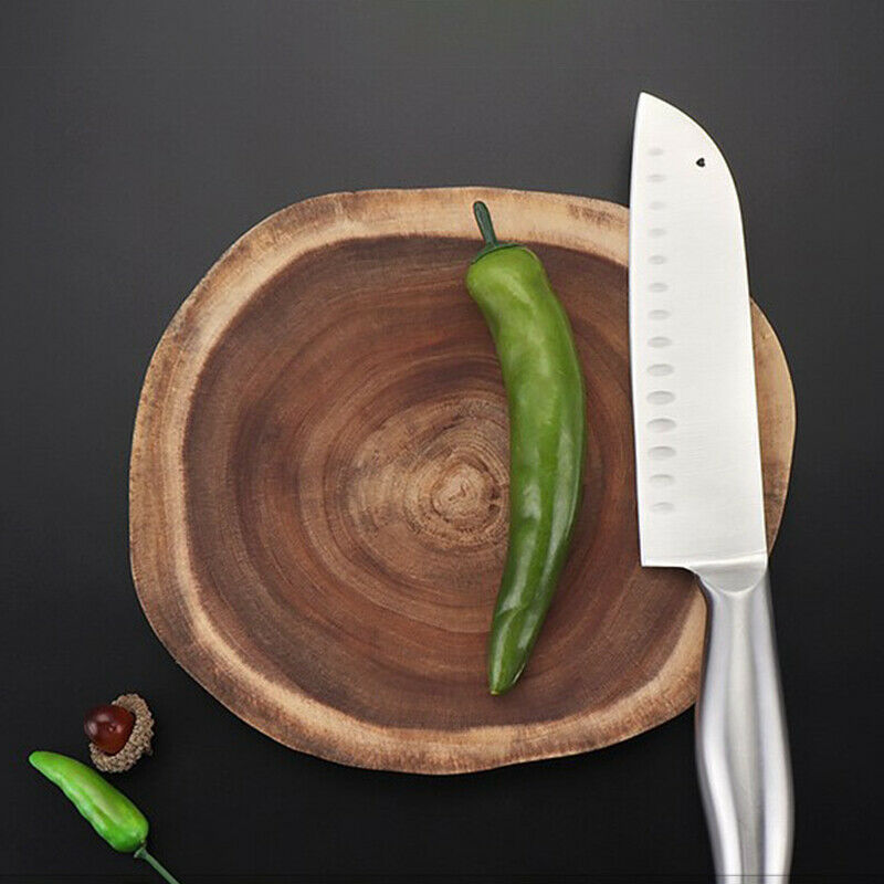 1pc Log Cutting Board Cutting Board Cutting Fruit Board Thickened WoodenB Ew