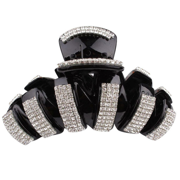 Fashion Crystal Rhinestone Women Ladies Popular 9cm Hair Claw Clip Clamps