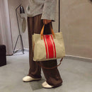 Canvas Women Shoulder Crossbody Bag Shopping Large Capacity Handbag (2)