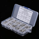 720pcs M3 4/6/8/10/12mm Button & Flat Head Hex Socket Bolts Screw Kit