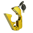Golden Color Motorcycle Handlebar Throttle Grip Lock Anti-theft Brake Level Lock