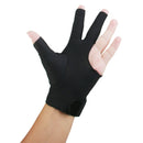 Set of 2 Men Women 3 Fingers Billiards Glove Snooker Cue Gloves Pool Cue Gloves