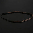 Bohemian Hippie Braided Decorative Hairwrap Headband - Coffee V7E3