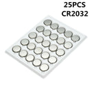 25pack CR2032 CR 2032 Button Cell Battery 3V for Watch Toys Remote Set-