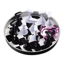 1set of DIY nail art skills holder training display stand with checkerboard