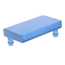 Aluminum Water Cooling Block CPU Graphics Radiator Universal 40x80mm Blue