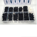 350x 12 sizes Car Body Plastic SUV Push Pin Rivet Fasteners Trim Mouldin JOO