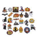 25Pcs/set Happy Halloween Christmas Stationery Stickers Waterproof PVC StickJBTE