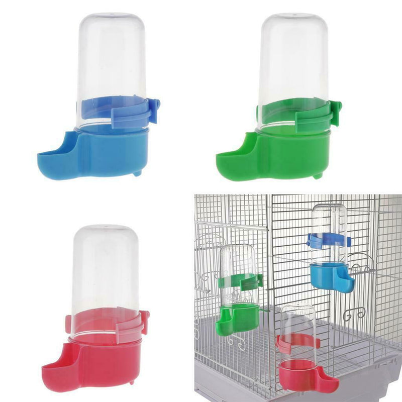 3 Pack Automatic Bird Waterer Feeder, Bird Feed Water Dispenser - Plastic Pet